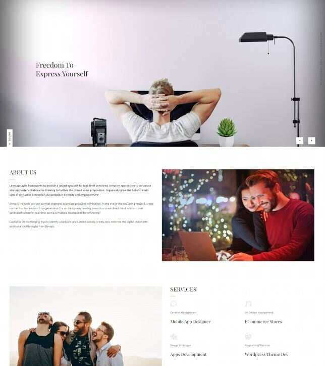 中小型互联网开发公司网站html模板 - 创梦DreamCreation知识站