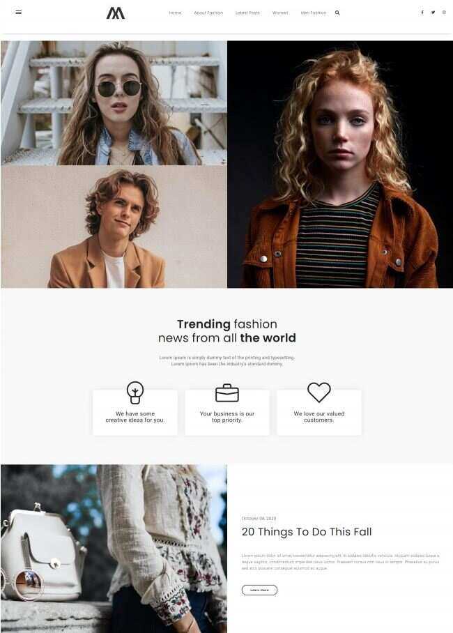 响应式时尚新闻资讯网站HTML模板 - 创梦DreamCreation知识站