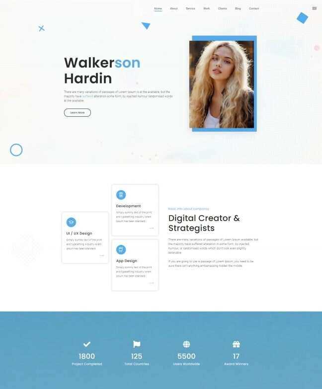 个人设计师工作室宣传网页模板 - 创梦DreamCreation知识站