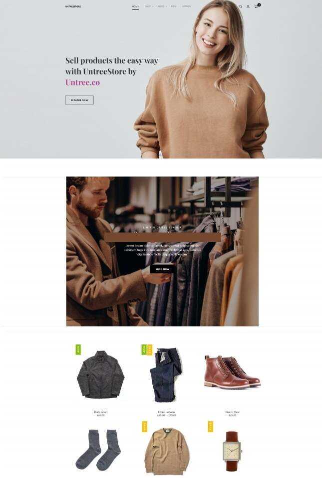 时尚服饰单品销售服务网站html模板 - 创梦DreamCreation知识站