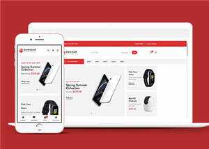 电子数码商店网站HTML5模板下载 - 创梦DreamCreation知识站