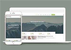 简约业务服务动态响应式网页模板 - 创梦DreamCreation知识站