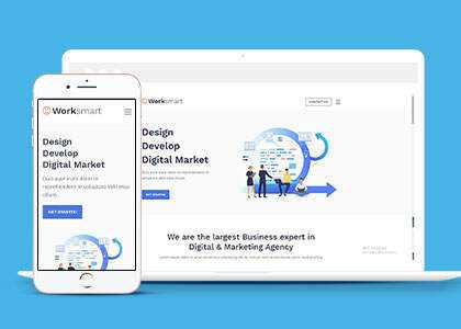 宽屏网络应用开发网站模板下载 - 创梦DreamCreation知识站