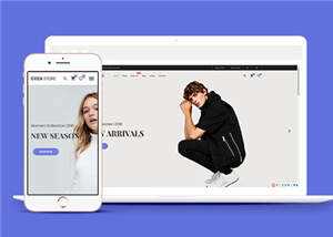 简约时尚服装商城响应式网页模板下载 - 创梦DreamCreation知识站