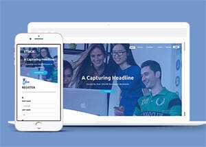 宽屏企业代理记账网站模板源码 - 创梦DreamCreation知识站