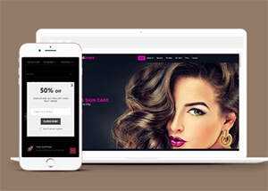 宽屏女性美容美发养生网站模板 - 创梦DreamCreation知识站