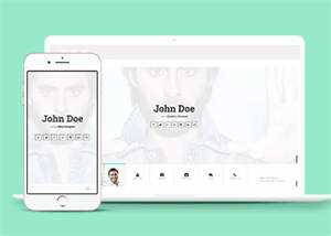 js切换个人简历主页类网站模板 - 创梦DreamCreation知识站