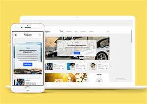 简洁白色个人博客网站模板下载 - 创梦DreamCreation知识站