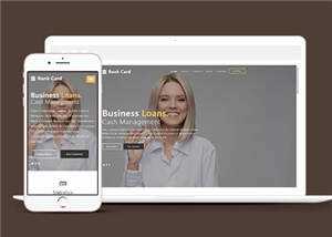 商业信贷行业响应式通用网站模板下载 - 创梦DreamCreation知识站