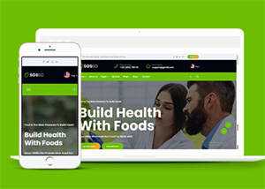 绿色有机食品农产品网站模板下载 - 创梦DreamCreation知识站