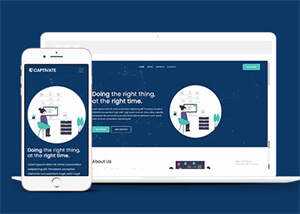 简洁公司项目投资类网站模板下载 - 创梦DreamCreation知识站