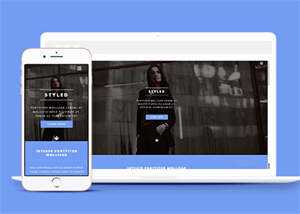 宽屏时尚女性服装展示网站模板 - 创梦DreamCreation知识站