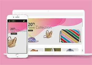 左栏导航服装购物商城模板下载 - 创梦DreamCreation知识站