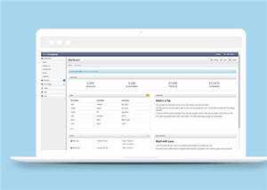蓝色公司Bootstrap后台源码模板下载 - 创梦DreamCreation知识站