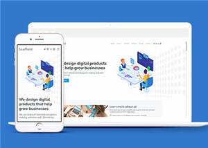 企业商业投资机构自适应网站模板下载 - 创梦DreamCreation知识站