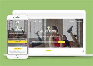 性感女性塑身锻炼类HTML5模板 - 创梦DreamCreation知识站