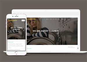 简洁服装洗涤清洗公司网站模板 - 创梦DreamCreation知识站