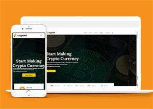 比特币加密货币类网站模板下载 - 创梦DreamCreation知识站