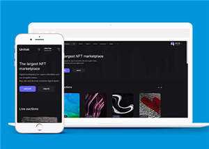 宽屏数字市场交易平台网站模板下载 - 创梦DreamCreation知识站