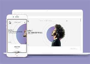 白色简洁设计师网站模板下载 - 创梦DreamCreation知识站