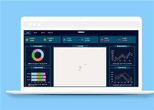 炫酷医院门诊大数据展示源码模板下载 - 创梦DreamCreation知识站