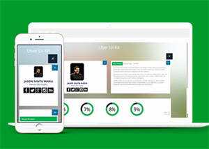 个人站信息触屏版UI套件下载 - 创梦DreamCreation知识站