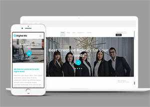 宽屏商务公司CSS3模板下载 - 创梦DreamCreation知识站