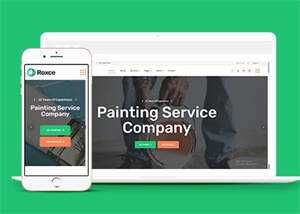 涂料油漆厂家网站模板下载 - 创梦DreamCreation知识站