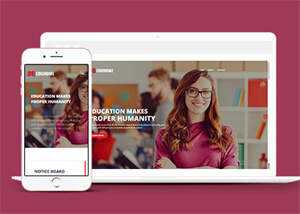 响应式教育机构学校HTML5模板 - 创梦DreamCreation知识站