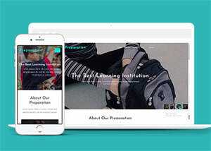 响应式宽屏教育学习网站模板 - 创梦DreamCreation知识站