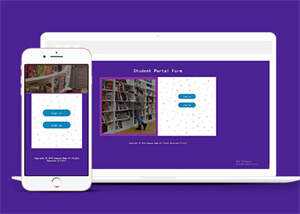 学校图书馆注册登录类网站模板 - 创梦DreamCreation知识站