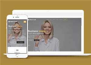 宽屏商业信贷服务公司响应式网站模板下载 - 创梦DreamCreation知识站