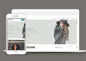 新颖时尚女装品牌企业网站模板 - 创梦DreamCreation知识站