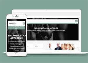 宽屏灰黑色多区块企业网站模板 - 创梦DreamCreation知识站