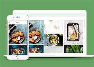 侧导航美食爱好者企业网站模板 - 创梦DreamCreation知识站