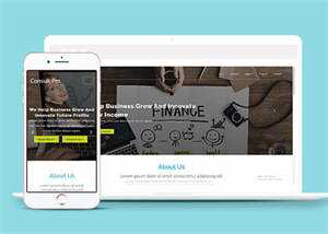 宽屏企业创新设计网站模板下载 - 创梦DreamCreation知识站