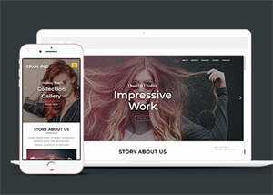 简洁彩妆色彩搭配培训网站模板 - 创梦DreamCreation知识站