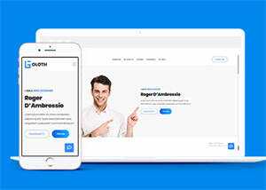 响应式个人简历主页HTML模板源码 - 创梦DreamCreation知识站