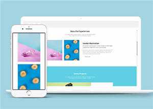 简约创意产品时尚展示响应式网页模板下载 - 创梦DreamCreation知识站