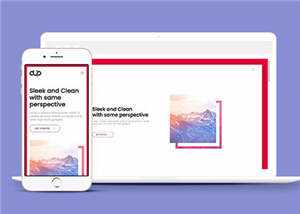 宽屏产品商务展示响应式网页模板下载 - 创梦DreamCreation知识站