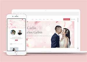 婚礼活动策划摄影HTML5模板源码 - 创梦DreamCreation知识站