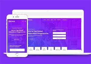 在线课程教育机构网站模板下载 - 创梦DreamCreation知识站