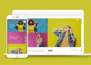 时尚服装展示类网站模板下载 - 创梦DreamCreation知识站