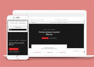 唯美休闲小清新网站模板下载 - 创梦DreamCreation知识站