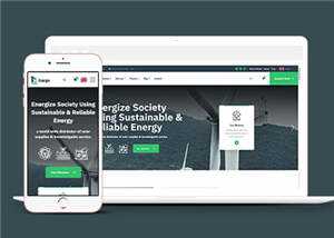 简约新能源技术公司源码模板下载 - 创梦DreamCreation知识站