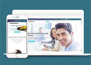 宽屏国际货运公司网站模板下载 - 创梦DreamCreation知识站