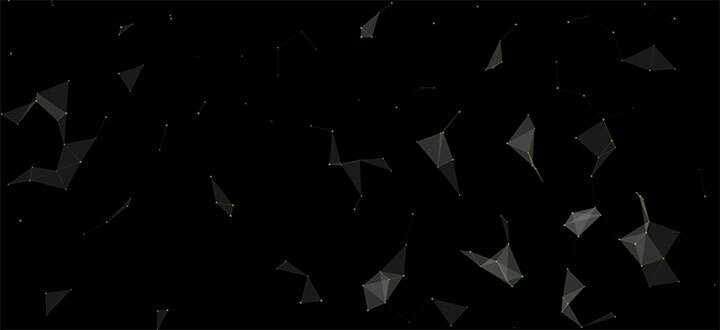 html5 canvas粒子组合三角形3D结构旋转动画特效 - 创梦DreamCreation知识站