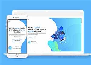 精制设计公司网站模板源码下载 - 创梦DreamCreation知识站