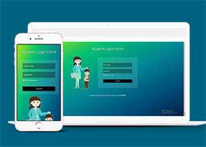 宽屏教育网站会员登录模板下载 - 创梦DreamCreation知识站