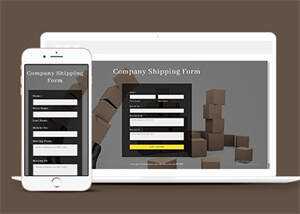 宽屏纸箱预订表单HTML模板下载 - 创梦DreamCreation知识站